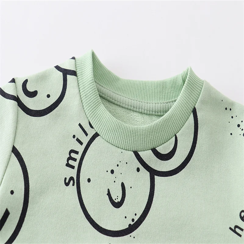 Jumping Meters 2-7T Animals New Arrival Zebras Boys Girls Sweatshirts Autumn Spring Kids Clothes Hot Selling Shirts Tops Baby