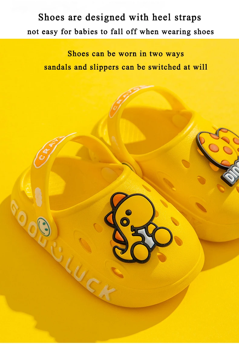Summer Baby Shoes Sandals for Girls Boy Garden Beach Shoes Mules Baby Girl Cartoon Sandal Infantil for Children's Garden Shoes