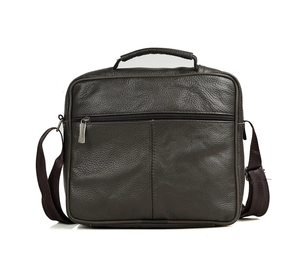 New Arrival Men Shoulder Bag Men's Genuine Leather Messenger Bag Boy Coffee Middle Size Handbags Tote Natural Skin Men Briefcase