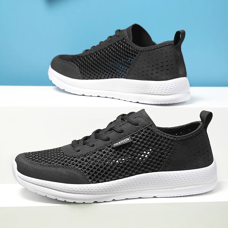 Men Soft Sport Shoes Breathable Fashion Mesh Running Shoes Comfortable Man High Quality Outdoor Lightweight Sneakers for Men