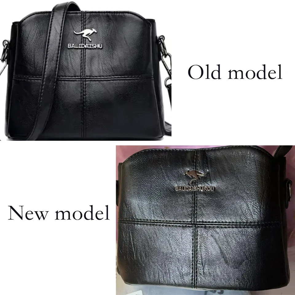 Brand Leather 3 Layers Alligator Crossbody Bag for Women Female Shoulder Messenger Sac Luxury Designer Ladies Handbags