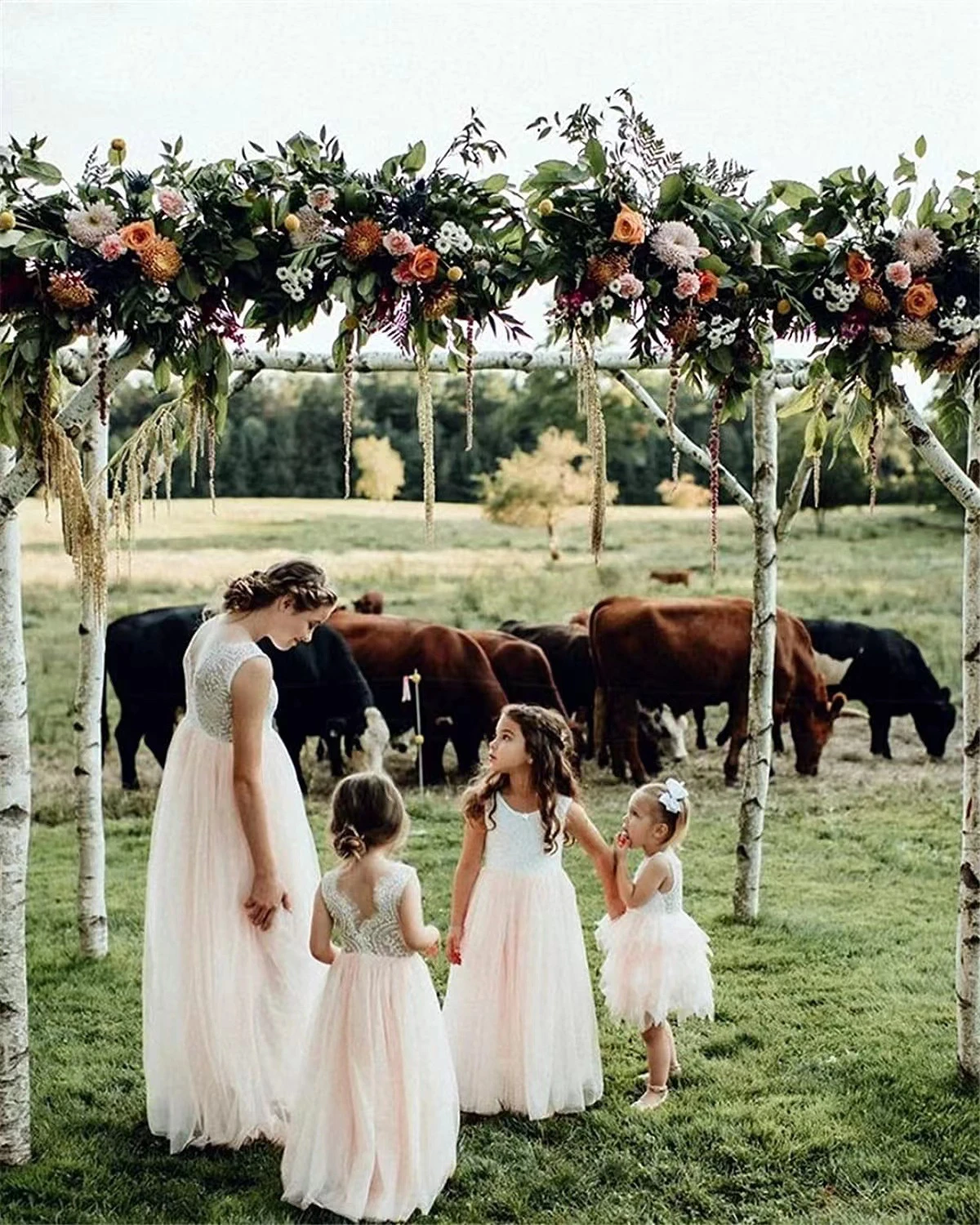 Princess Party Lace Flower Girl Dress Baby Kids Summer Wedding Birthday Dresses Children Clothing 2 4 6 8 10 12 14