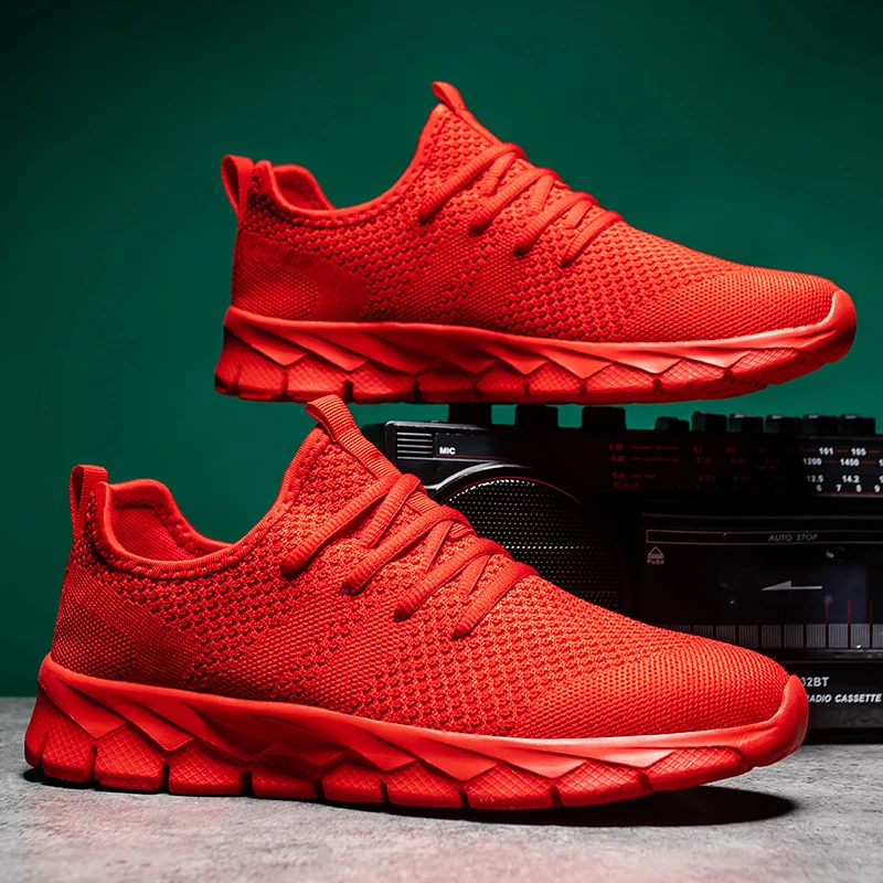 Men Sneakers Breathable light Running Shoes Four Seasons plus size Classic Casual Sports Shoes Platform Sneaker walking shoes