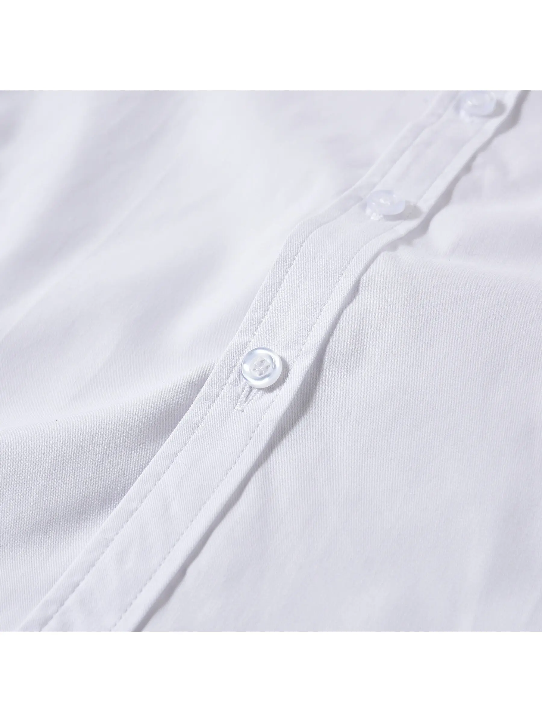 Children Long Sleeve White Shirts School Uniforms