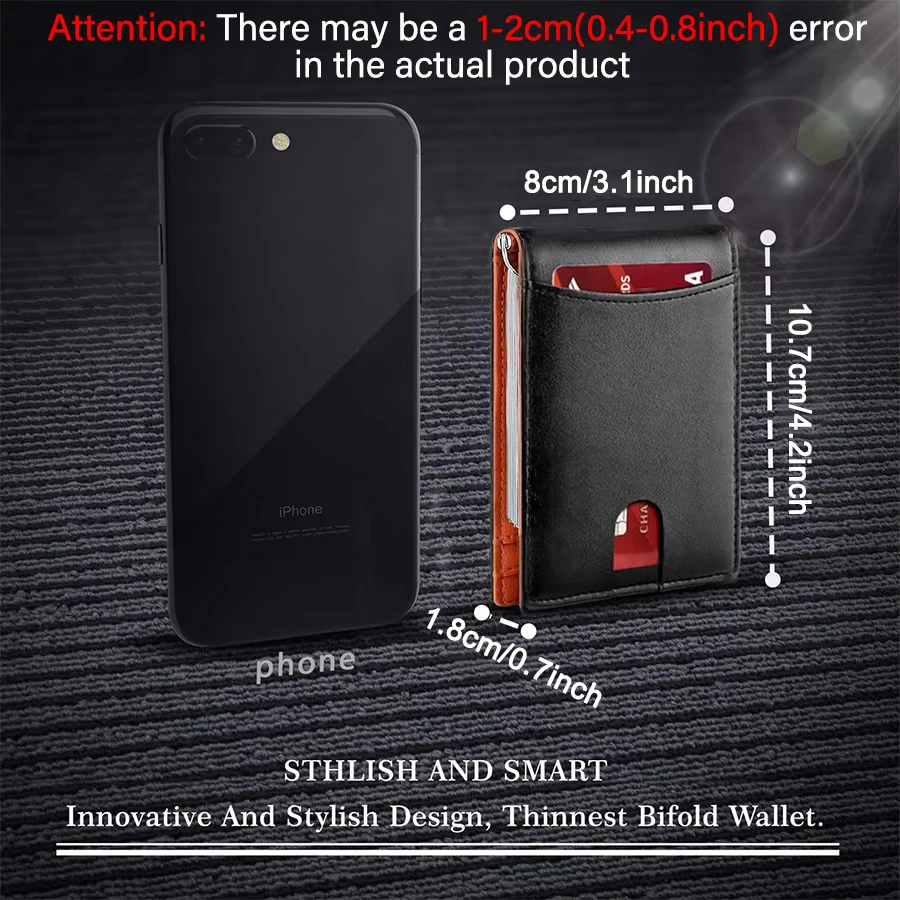 Rfid Carbon Fiber Men Wallets Credit Card Holder Business Money Bag Slim Thin Mini Male Small Short Black Walet Billfold Vallet
