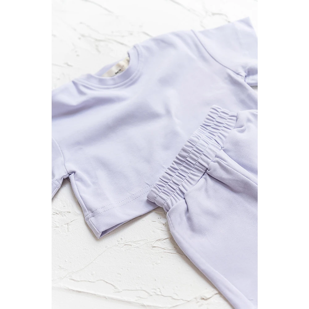 Toddler Baby Boys Clothes Fashion Summer Outfit Sets Short Sleeve Solid Color Tops Shorts 2PCS Casual Kids Clothes Suit