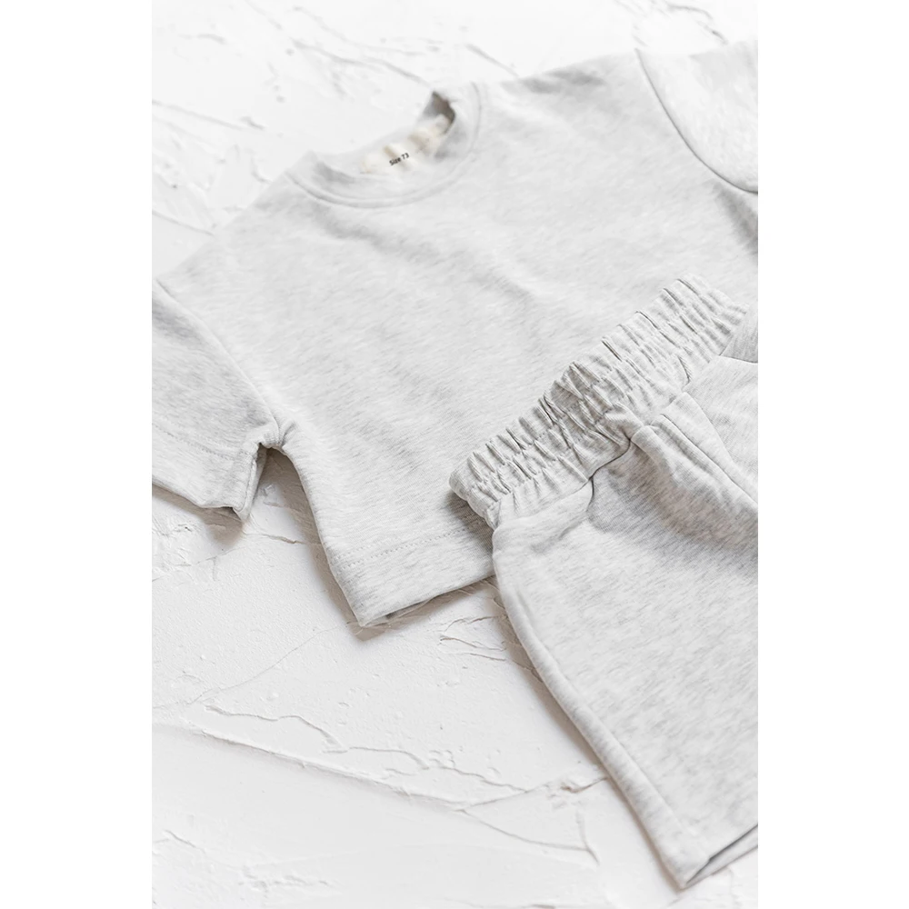 Toddler Baby Boys Clothes Fashion Summer Outfit Sets Short Sleeve Solid Color Tops Shorts 2PCS Casual Kids Clothes Suit
