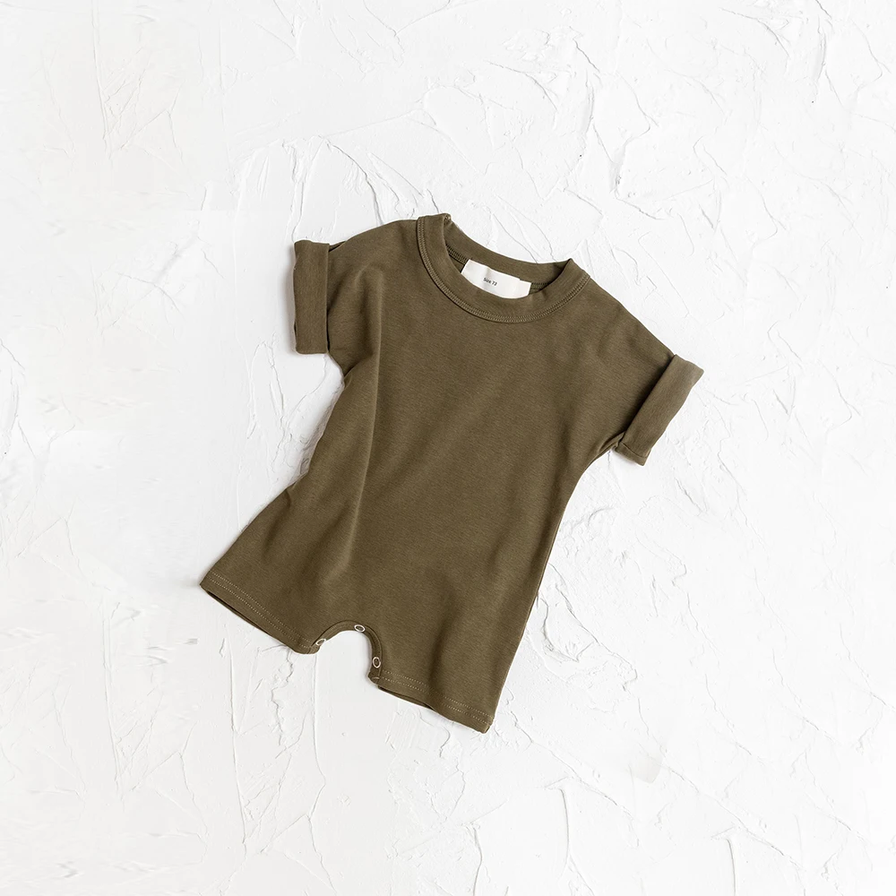 Toddler Baby Boys Clothes Fashion Summer Outfit Sets Short Sleeve Solid Color Tops Shorts 2PCS Casual Kids Clothes Suit