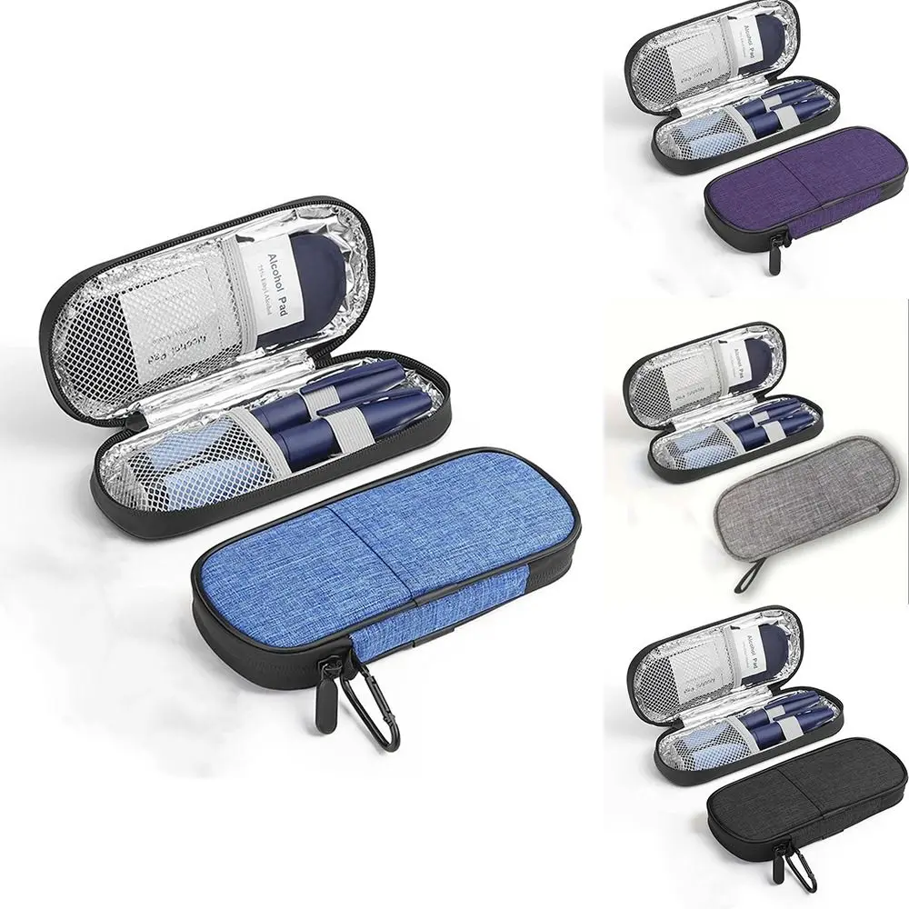 1Pc Portable Insulin Cooling Bag EVA Waterproof Insulin Cooler Thermal Insulated Pocket Pill Protector Medicine Travel Cooler
