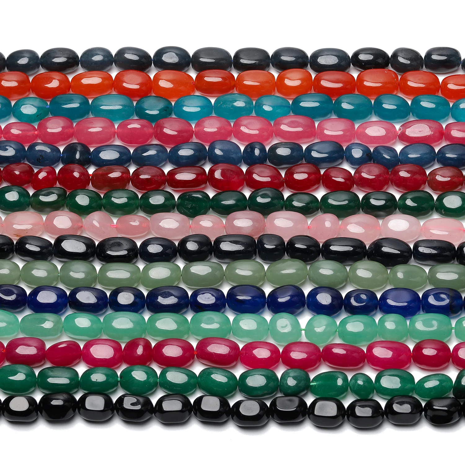 18x12mm Irregular Chalcedony Jade Stone Beads Loose Beads for Jewelry Making Diy Bracelet Unique Crafts Accessories