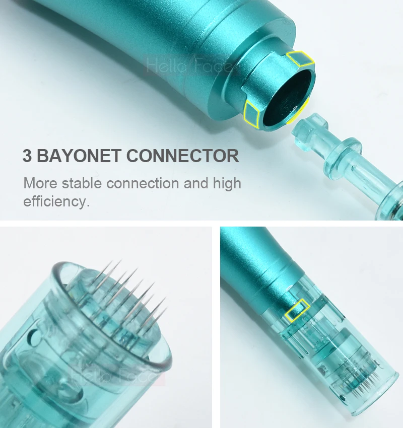 50 Pcs Dr Pen Ultima A6S Cartridges Microneedling Pen Needles Derma Pen Bayonet needle 11 16 36 42 Nano Needle length 0.25 mm