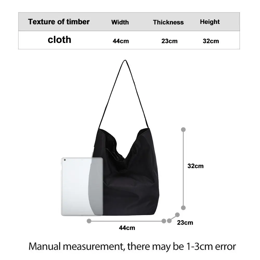 Women's Tote Shoulder Bag Large Capacity Minimalist Stylish Lazy Style Lightweight Student Class Bucket Bag Retro Shopping Bag