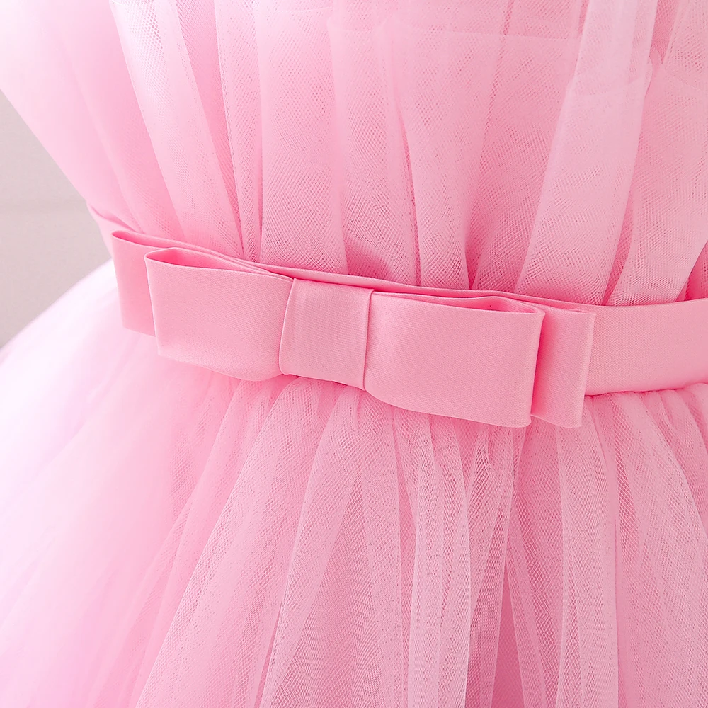 2022 Baby Dress For Girls Kids Wedding Bridesmaid Dresses Toddler Tulle Birthday Princess Party Dress Infant Outfits Vestidos