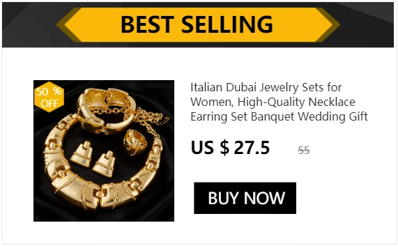 Dubai Jewelry Sets For Women Large Earrings and Pendant Necklace 2Pcs Set Nigeria Bridal Weddings Party Accessory Gifts