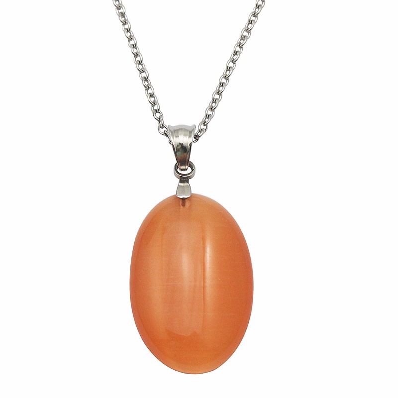 Big Thick Hang Slide Hollow Number 8 Pendant Necklace for Women Men Gold Silver Color O Chain Necklace Jewelry Gifts