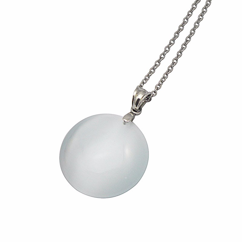 Big Thick Hang Slide Hollow Number 8 Pendant Necklace for Women Men Gold Silver Color O Chain Necklace Jewelry Gifts