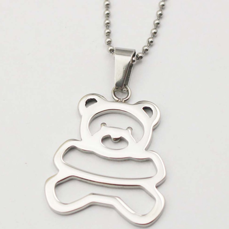 Big Thick Hang Slide Hollow Number 8 Pendant Necklace for Women Men Gold Silver Color O Chain Necklace Jewelry Gifts