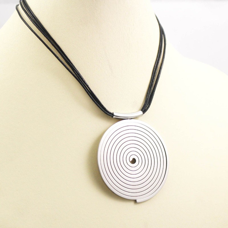 Big Thick Hang Slide Hollow Number 8 Pendant Necklace for Women Men Gold Silver Color O Chain Necklace Jewelry Gifts