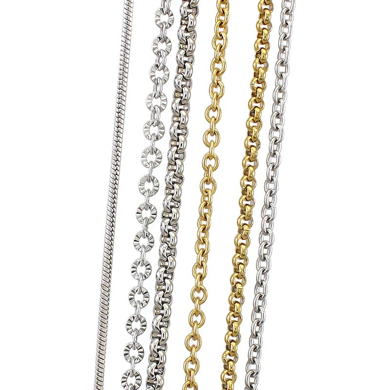 Big Thick Hang Slide Hollow Number 8 Pendant Necklace for Women Men Gold Silver Color O Chain Necklace Jewelry Gifts