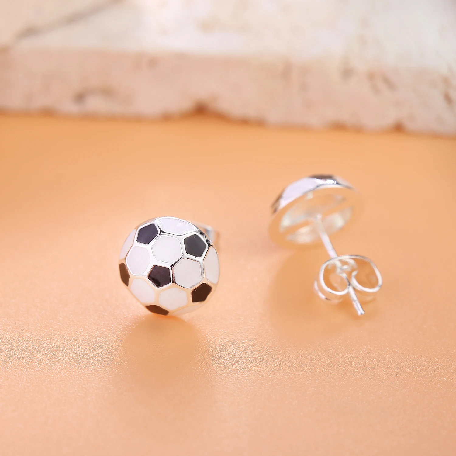 VOJO Sports Stud Earrings Football, Soccer, Basketball, Volleyball, Tennis, Baseball Earrings for Women Men Player Fan Gifts