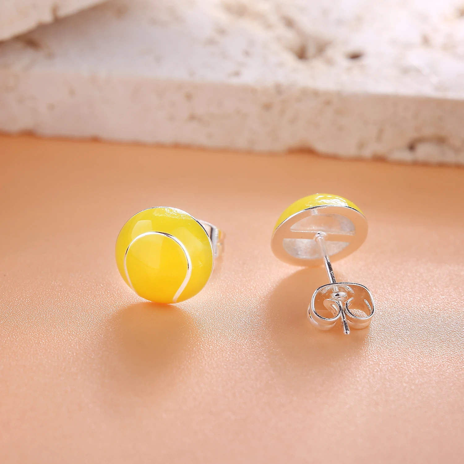 VOJO Sports Stud Earrings Football, Soccer, Basketball, Volleyball, Tennis, Baseball Earrings for Women Men Player Fan Gifts