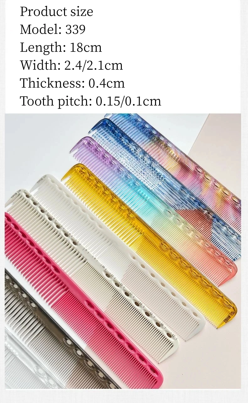 Barber Hairdressing Combs Hairdresser Hair Cutting Comb Hairstylist Professional Haircut Hairbrush Hair Salon Styling Tools