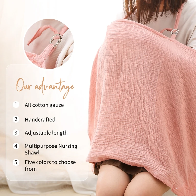 Rainbow Printed Baby Feeding Nursing Covers Mum Breastfeeding Nursing Poncho Cover Up Adjustable Privacy Apron Outdoors Nursing