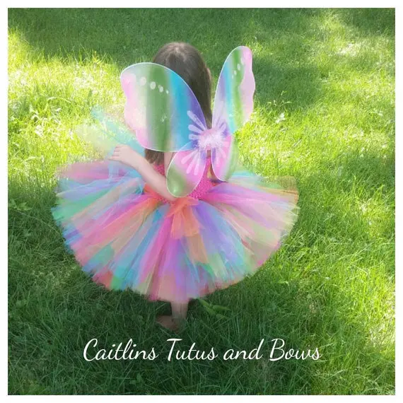 Lovely Girls Pink Cartoon Tutu Dress Baby Crochet Tulle Tutus with Dots Bow and Headband Set Kids Birthday Party Costume Dresses