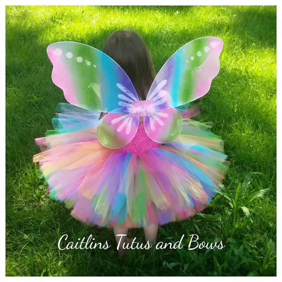 Lovely Girls Pink Cartoon Tutu Dress Baby Crochet Tulle Tutus with Dots Bow and Headband Set Kids Birthday Party Costume Dresses