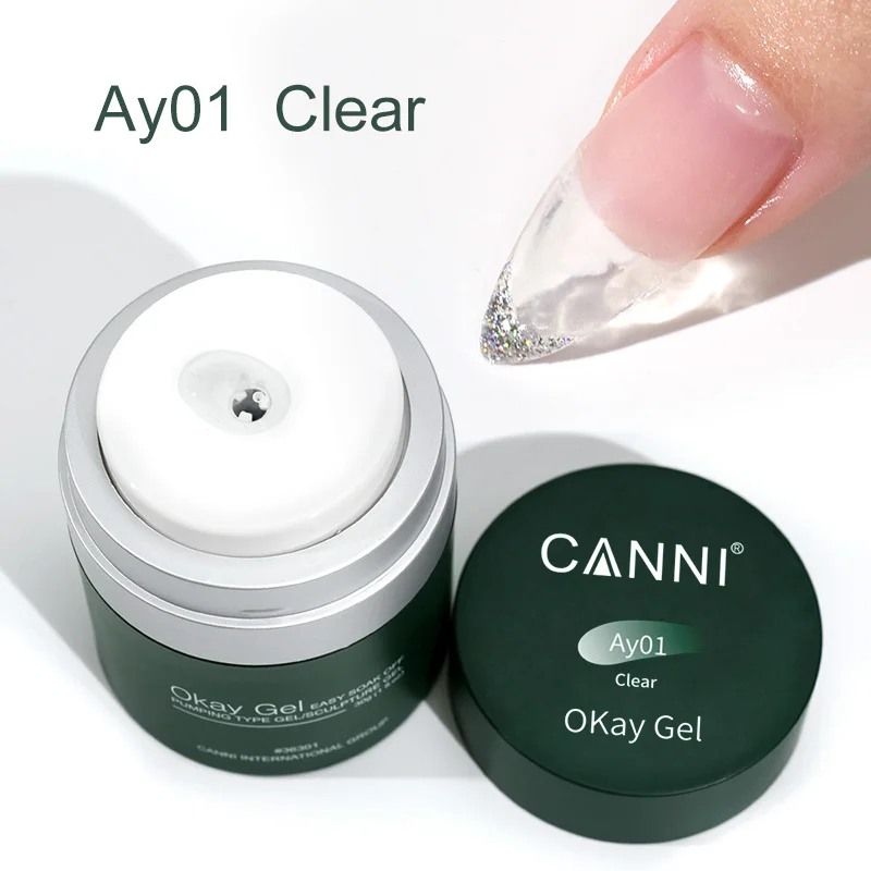 Canni TPO FREE HEMA FREE 18ml Long Wear Diamond Nowipe Top Coat Peeloff Base Coat Soak Off UV LED Gel Polish Nail Manicure