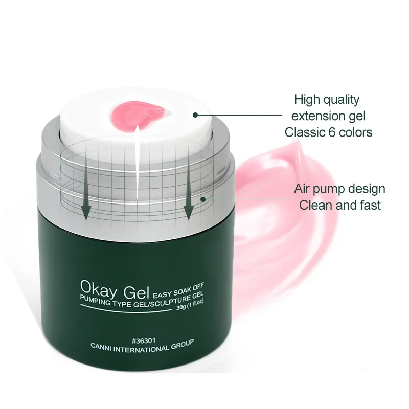 Canni TPO FREE HEMA FREE 18ml Long Wear Diamond Nowipe Top Coat Peeloff Base Coat Soak Off UV LED Gel Polish Nail Manicure