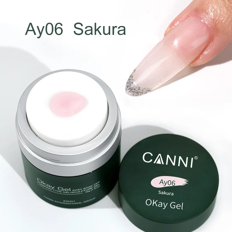 Canni TPO FREE HEMA FREE 18ml Long Wear Diamond Nowipe Top Coat Peeloff Base Coat Soak Off UV LED Gel Polish Nail Manicure