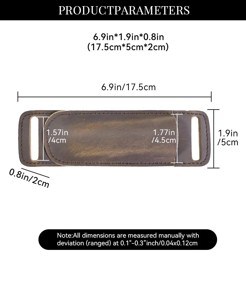 RIYAO Genuine Leather Folding Knife Sheath Waist Belt Knife Case Outdoor Tools Storage Pocket Knives Cowhide Protective Case Men