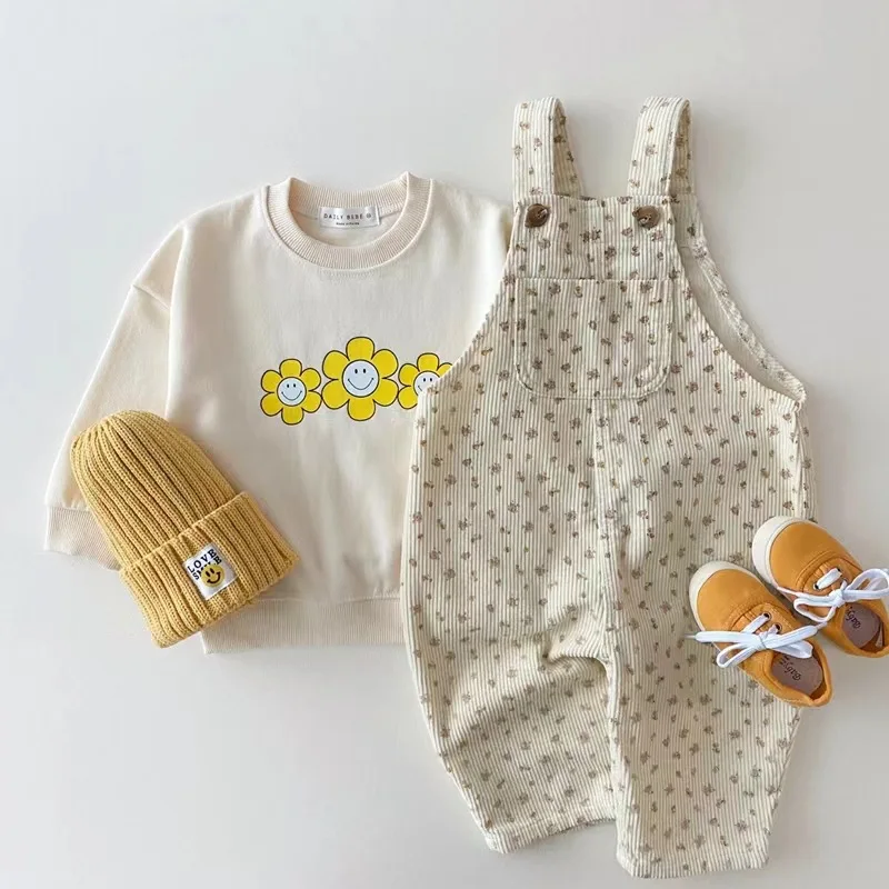 Children Clothing Set Autumn&Spring HY22421 New Kid Romper Denim Jumpsuit Sleeveless Bodysuits for Toddler Boys&Girls
