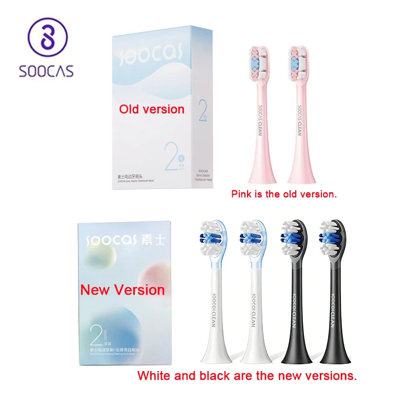 Original SOOCAS Sonic Electric Toothbrush Heads Replacement SOOCAS X1 X3 X3U X5 teeth brush replacement heads