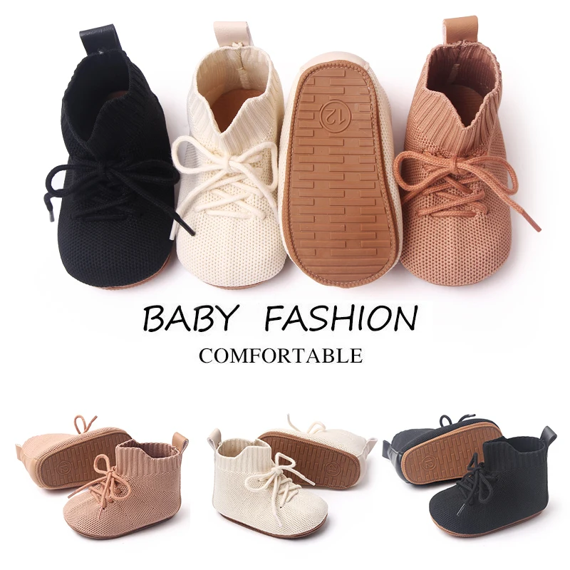 Baby casual ankle boots non-slip outdoor winter and autumn walking shoes