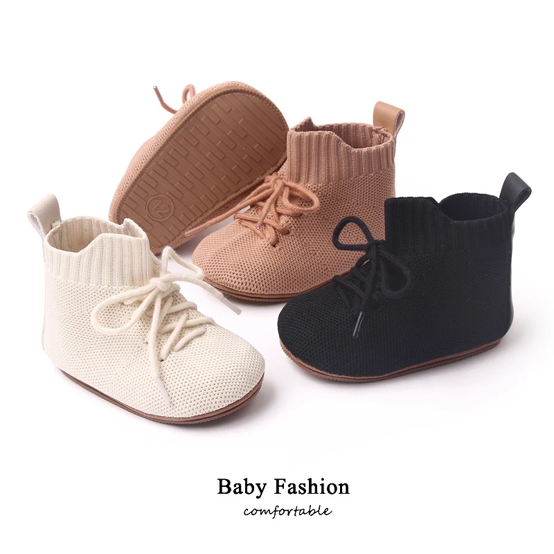 Baby casual ankle boots non-slip outdoor winter and autumn walking shoes