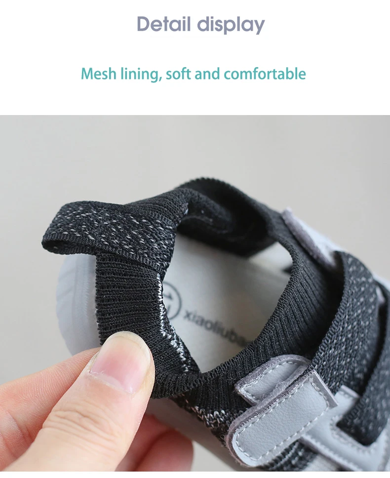 Children's Casual Sports Shoes Mesh Breathable Boy Girls Walking Shoes Soft Soles Anti-skid Baby Walking Shoes Baby Sports Shoes