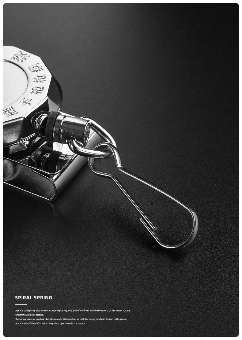 Total 100CM! High Resilience Retractable Steel Wire Rope Key Chain Anti Lost Easy To Pull And Buckle Military Gun Rope Keychain