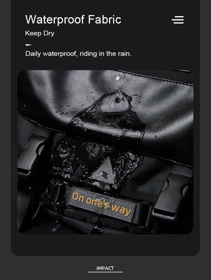 Hot Selling Oxford Male's Messenger Bags Simple Cycling Sports Black Breathable Fashion Outdoor Sling Antitheft Crossbody Bag