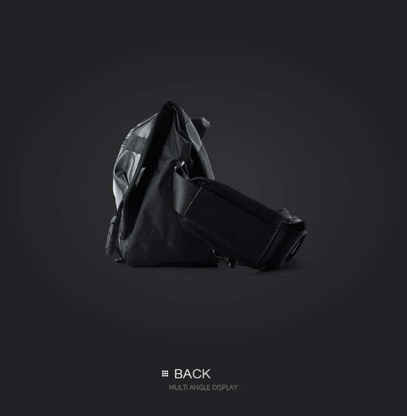 Hot Selling Oxford Male's Messenger Bags Simple Cycling Sports Black Breathable Fashion Outdoor Sling Antitheft Crossbody Bag