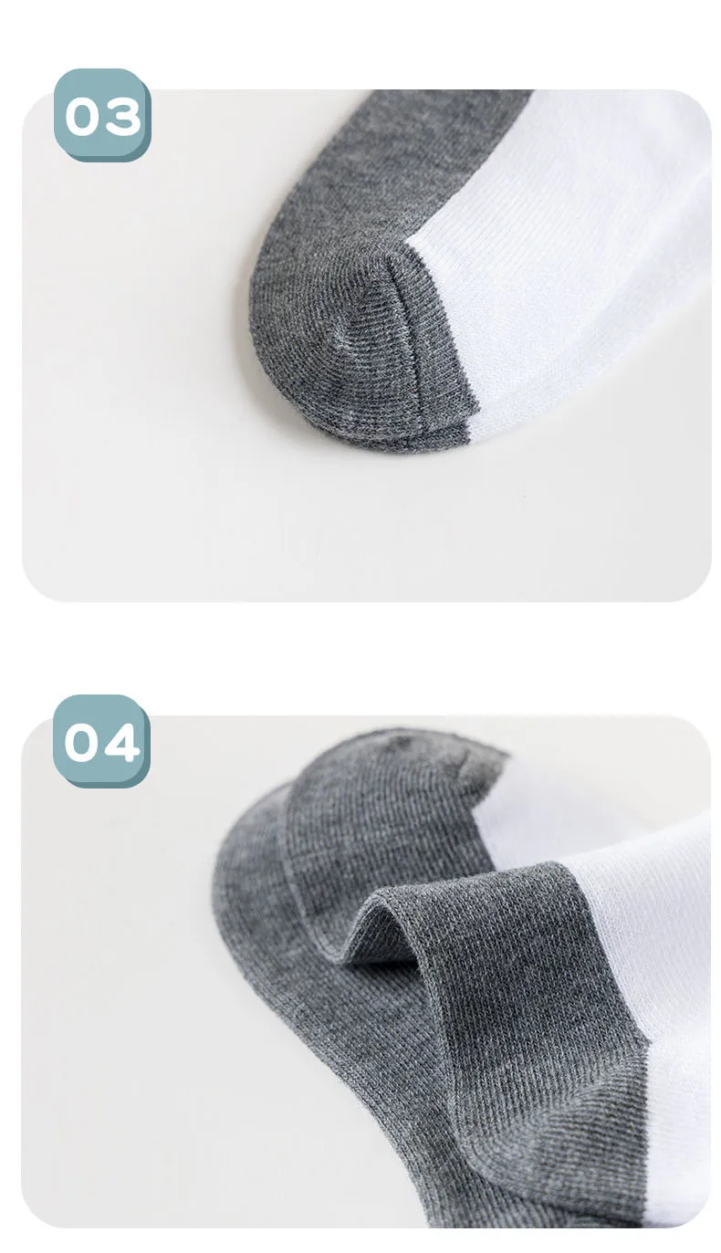 5 Pairs/Lot 2023 New Summer Children Socks Cotton Fashion Black White Gray For 1-12 Years Kids Teen Student Baby Girl Boy Socks