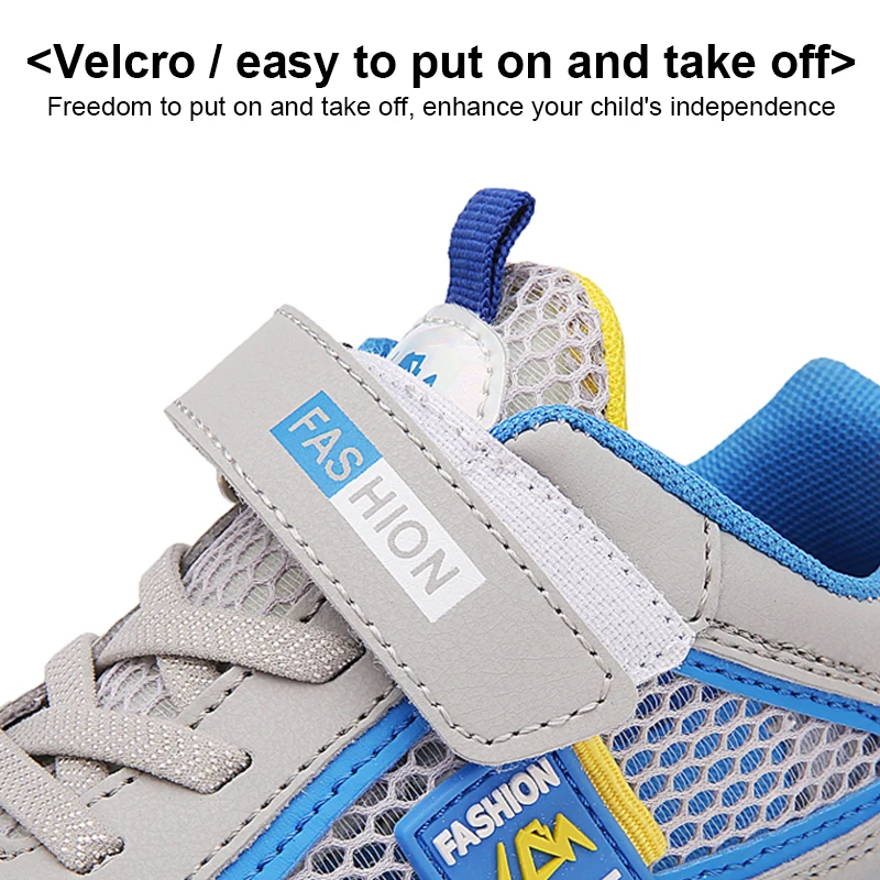 Summer Single Net Breathable Boys Sport Shoes Children Sneakers Rubber Leisure Trainers Casual Kids Sneakers