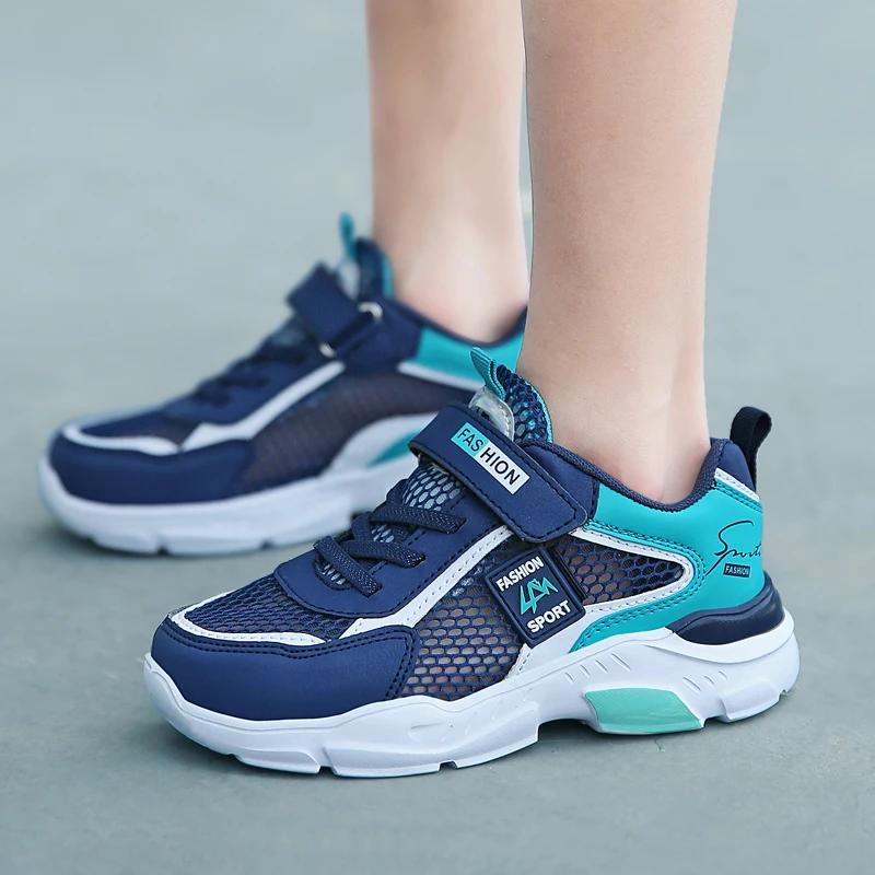 Summer Single Net Breathable Boys Sport Shoes Children Sneakers Rubber Leisure Trainers Casual Kids Sneakers