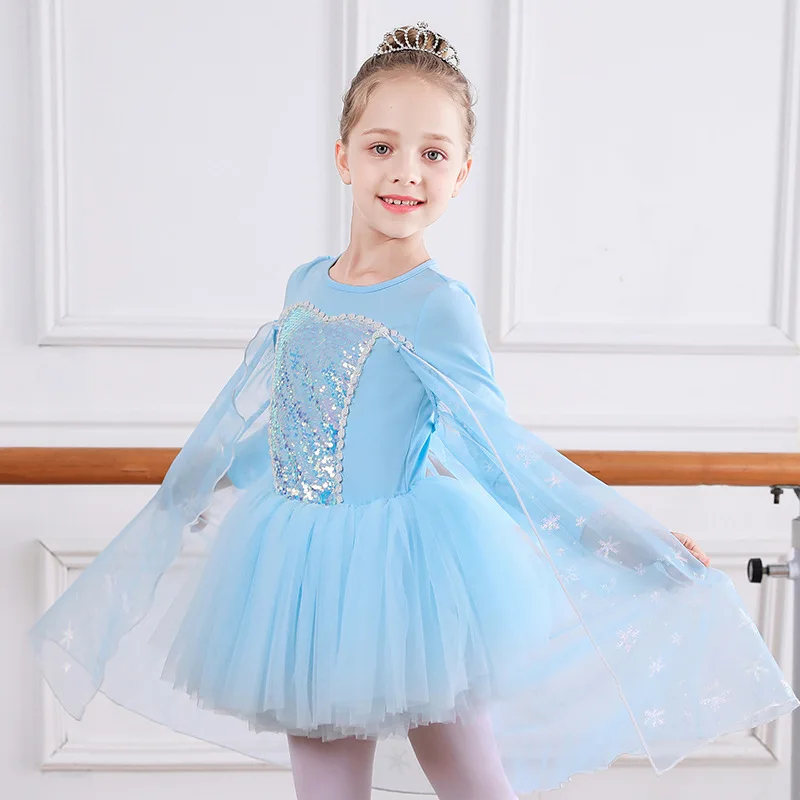 Girl Ballet Dancing Dress Party Fancy Sequined TUTU Dress Princess Girl Clothes Baby Girl Stage Shows Party Costumes