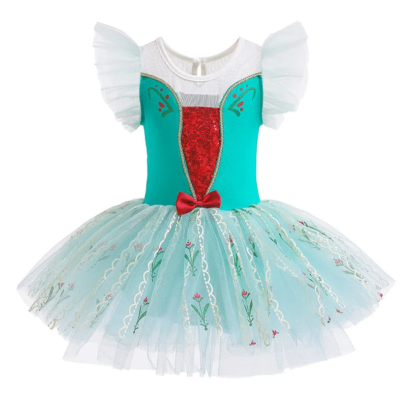 Girl Ballet Dancing Dress Party Fancy Sequined TUTU Dress Princess Girl Clothes Baby Girl Stage Shows Party Costumes
