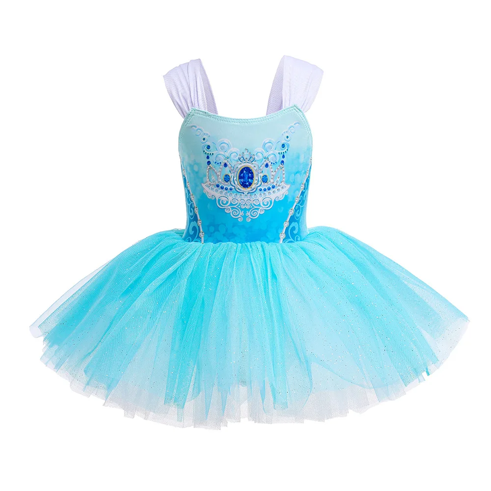 Girl Ballet Dancing Dress Party Fancy Sequined TUTU Dress Princess Girl Clothes Baby Girl Stage Shows Party Costumes