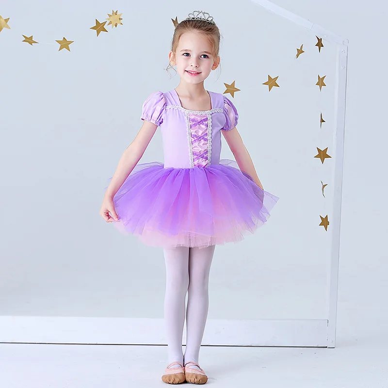 Girl Ballet Dancing Dress Party Fancy Sequined TUTU Dress Princess Girl Clothes Baby Girl Stage Shows Party Costumes