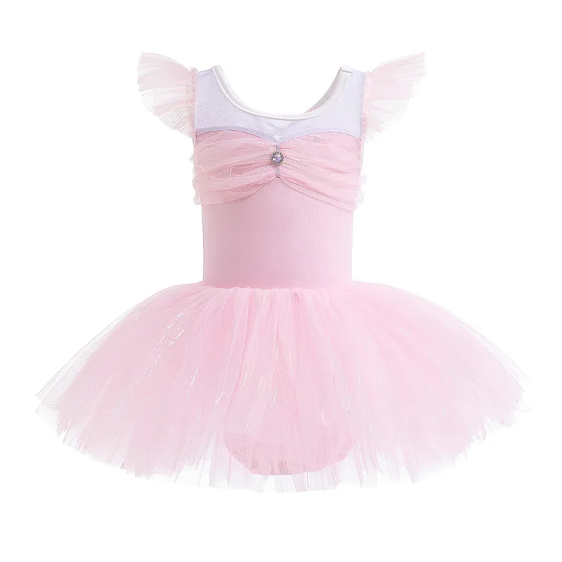 Girl Ballet Dancing Dress Party Fancy Sequined TUTU Dress Princess Girl Clothes Baby Girl Stage Shows Party Costumes