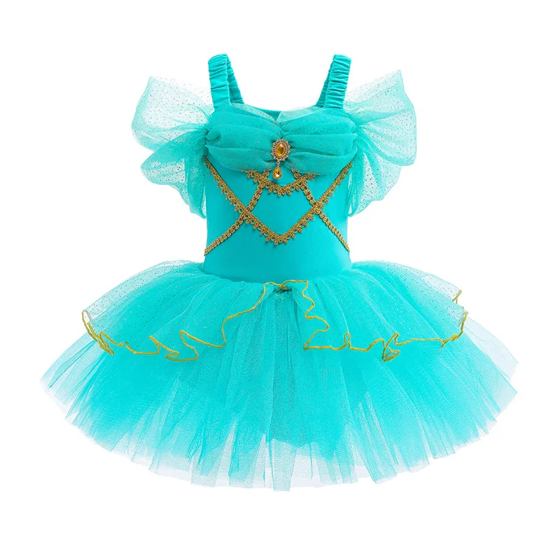 Girl Ballet Dancing Dress Party Fancy Sequined TUTU Dress Princess Girl Clothes Baby Girl Stage Shows Party Costumes